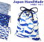 【即日出荷】 ハンドメイド 体操服入れ ( 体操服袋 ) 巾着大 ( くじら ) | 女の子 男の子 体操服袋 体操服入れ 体操着入れ 着替え袋 お着替え袋 小学校 入学準備 子供 手作り 巾着袋 女の子 通園バッグ 通学バッグ 巾着