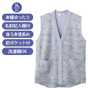 【送料無料】【全3色/3サイズ展開】ニット斜め釦ホールV首ベスト(婦人) M〜L・LL・3L ローズ・グリーン・青パープル 春夏 プレゼント ギフト 誕生日 母...