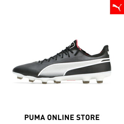 『ポイント20倍 7/4 20:00〜7/6 01:59』【 公式 】 PUMA プーマ メンズ プーマ キング アルティメット HG/AG サッカースパイク LOW BOOT メンズ PUMA Black-PUMA White-Fire Orchid