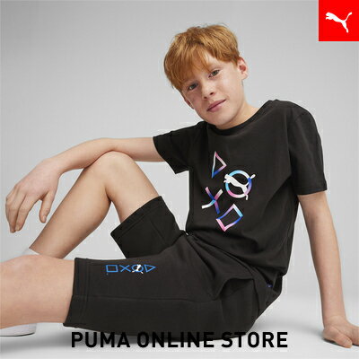 【公式】 PUMA プーマ キッズ ボーイズ PUMA x PlayStation グラフィック 半袖 Tシャツ 128-164cm TEE キッズ PUMA Blackのサムネイル