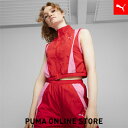 『ポイント20倍 5/4 0:00〜5/6 23:59』【 公式 】 PUMA プーマ ウィメンズ デア トゥ ウーブン ベスト WOVEN JACKET レディース For All Time Red(4)