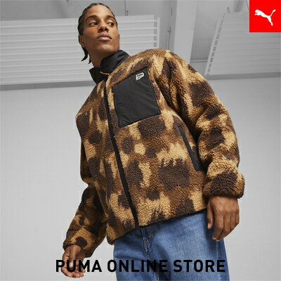 【 公式 】 PUMA プーマ メンズ DOWNTOWN AOP シェルパ ジャケット WOVEN 