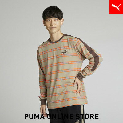 【 公式 】 PUMA プーマ Tシャツ メンズ 【 メンズ CORE HERITAGE ジャカード 長袖 Tシャツ 】のサムネイル