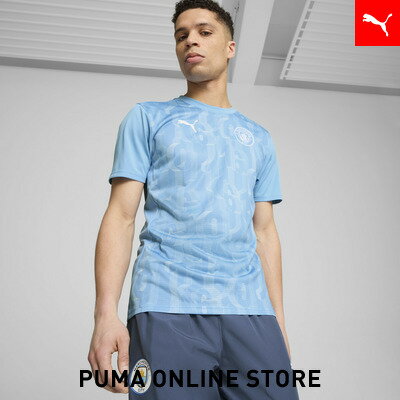 『ポイント20倍』メンズ マンチェスター シティFC プレマッチ 半袖 シャツ