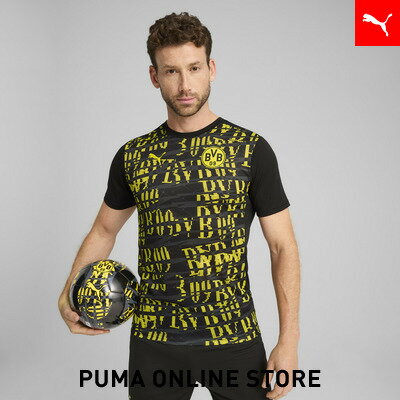 『ポイント10倍 12/3 20:00〜12/6 01:59』メンズ 2024-25 ドルトムント プレマッチ 半袖 シャツ