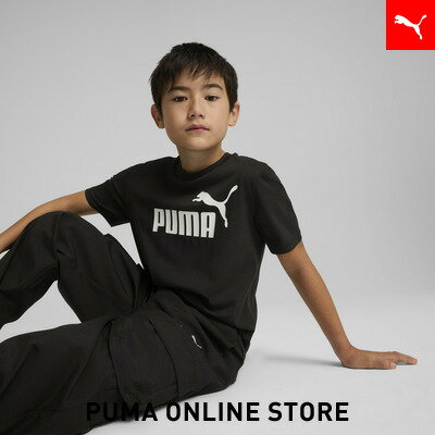 乐天商城 - 『ポイント20倍 4/29 0:00〜5/6 23:59』【公式】 プーマ PUMA ボーイズ ESS NO. 1 ロゴ 半袖 Tシャツ B 120-160cm キッズ 子供 小学生 未就学児 男の子