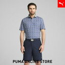 『ポイント10倍 7/19 20:00〜7/26 01:59』メンズ ゴルフ PUMA x PTC タイル 半袖 ポロシャツ