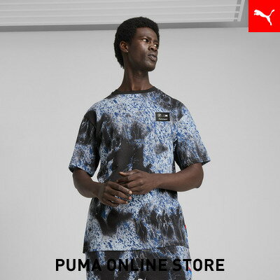 『ポイント20倍 4/20 0:00〜4/20 23:59』【公式】PUMA プーマ Tシャツ メンズ MOTORSPORT 【メンズ BMW MMS カラースプラッシュ AOP 半袖 Tシャツ】のサムネイル