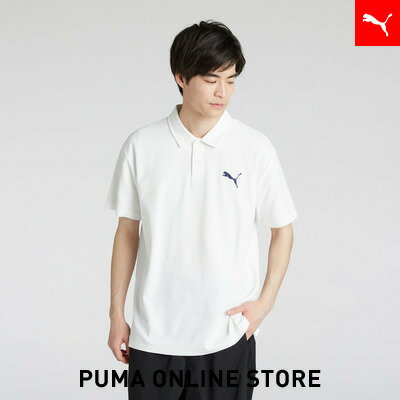 『ポイント20倍 1/1 0:00〜1/4 01:59』メンズ ESS MX キャット EMB ピケ 半袖 ポロシャツ