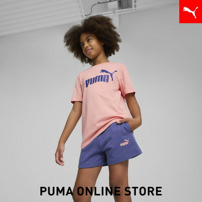 『ポイント10倍 5/2 0:00〜5/3 23:59』【公式】 PUMA プーマ ガールズ ESS NO. 1 ロゴ 半袖 Tシャツ & ショーツ セット 120-160cm キッズ