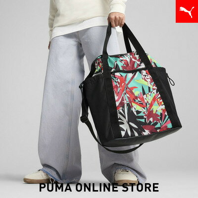 『ポイント10倍 6/4 20:00〜6/11 01:59』【公式】PUMA プーマ バッグ レディース 【ガールズ AT ESS トロピカル トート バッグ 24L】のサムネイル
