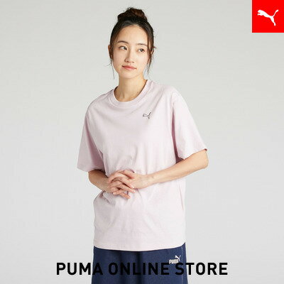 乐天商城 - 『ポイント20倍 4/29 0:00〜5/6 23:59』ウィメンズ ESS MX キャット ロゴ リラックス 半袖 Tシャツ