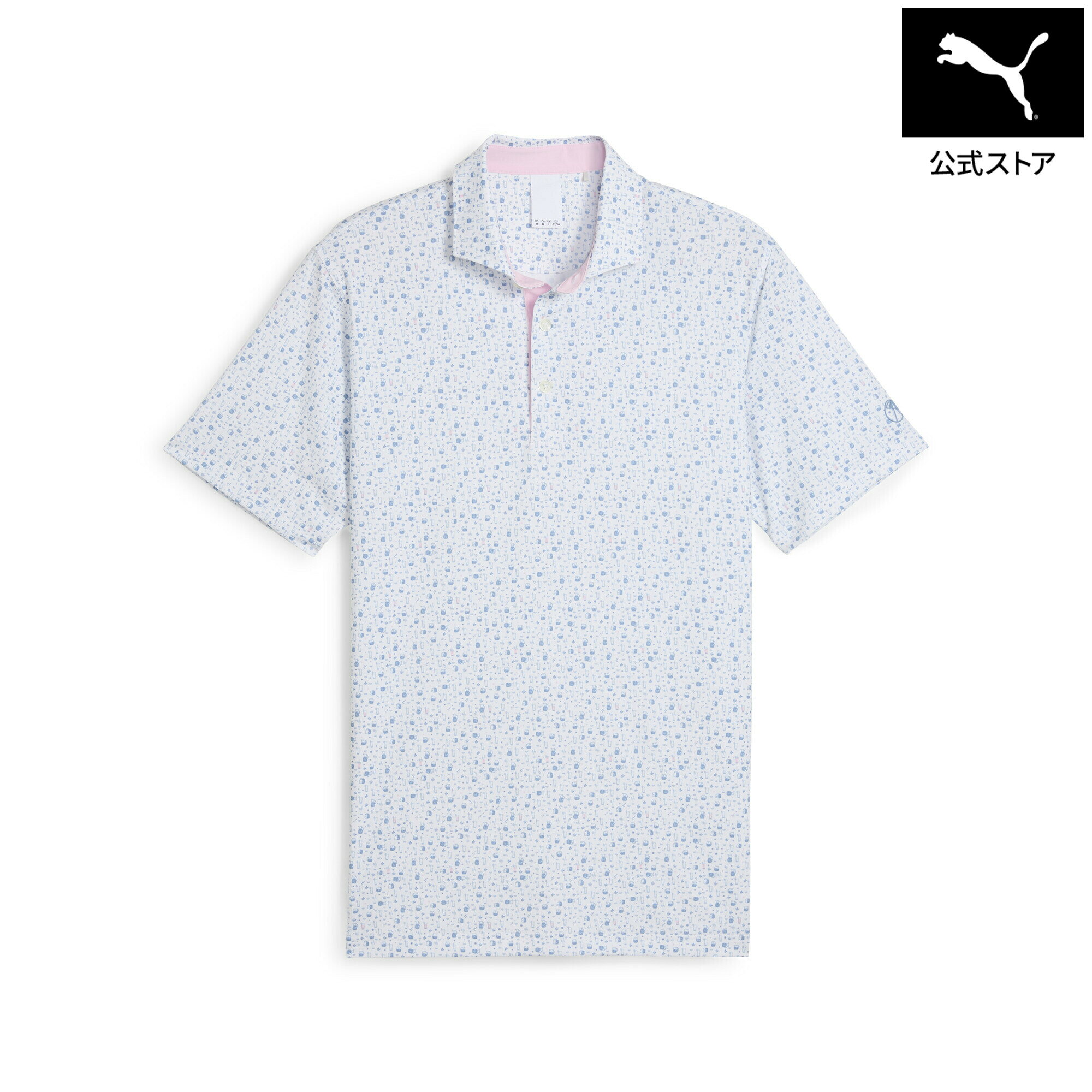 『ポイント10倍 2/19 20:00〜2/23 01:59』メンズ ゴルフ PUMA x ARNOLD PALMER ティータイム 半袖 ポロシャツ