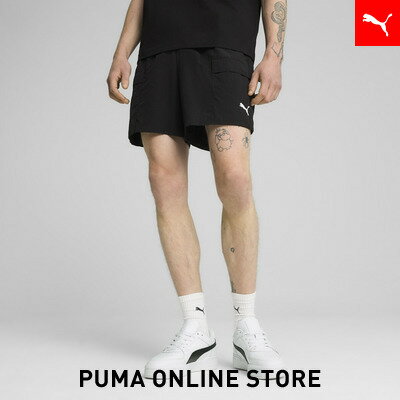 ■サイズXS:ウエスト:67cm ヒップ:96cm 股下:15cm 脇丈:41.5cm もも渡り:61cm すそ周り:57cmS:ウエスト:71cm ヒップ:99cm 股下:15cm 脇丈:42.5cm もも渡り:63cm すそ周り:60cmM:ウエスト:74cm ヒップ:101cm 股下:15cm 脇丈:44cm もも渡り:66cm すそ周り:62cmL:ウエスト:78cm ヒップ:104cm 股下:15cm 脇丈:44.5cm もも渡り:68cm すそ周り:64cmXL:ウエスト:84cm ヒップ:107cm 股下:15cm 脇丈:45.5cm もも渡り:70cm すそ周り:67cmXXL:ウエスト:88cm ヒップ:114cm 股下:15cm 脇丈:48cm もも渡り:72cm すそ周り:70cm■商品情報商品情報アクティビティを楽しむためのリラックスカーゴショートパンツ。汎用性に優れたウエストゴム、なめらかなロゴ刺繍が特徴です。収納に便利な複数のポケット付きです。特徴リサイクル素材使用：より良い未来への一歩としてトリムや装飾を除き100％リサイクル素材を使用しています詳細ゆったりとしたシルエットで快適な着心地のリラックスフィットインナードローコードのウエストゴムミディアムライズサイドポケット、カーゴポケット、ジッパーポケットプーマロゴ■素材本体:ナイロン100%、バックポケットバッグ:ポリエステル100%、ポケット裏地-下部:ナイロン100%メンズ ワードローブ ESS リラックス カーゴ ショーツ