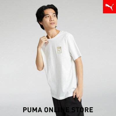 Rakuten - メンズ ESS メタリック ロゴ 半袖 Tシャツ