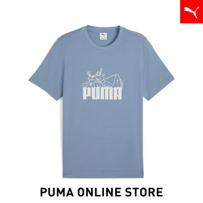 乐天商城 - メンズ グラフィック スーパー プーマ 半袖 Tシャツ メンズ