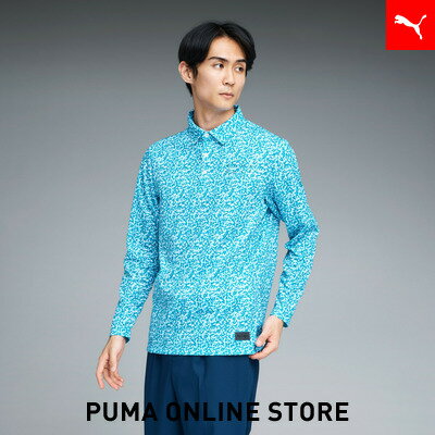 『ポイント20倍 4/18 0:00〜4/19 01:59』【公式】 プーマ PUMA メンズ ゴルフ PB グラフィック 長袖 ポロシャツ