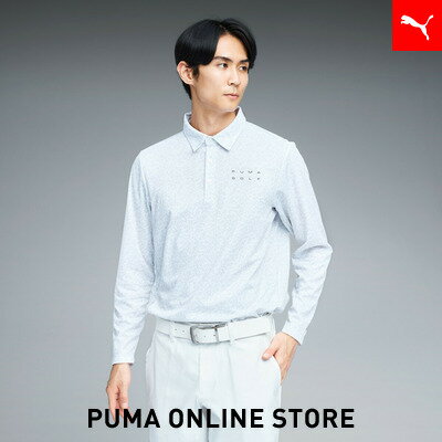 『ポイント5倍 12/4 20:00〜12/11 01:59』メンズ ゴルフ PB グラフィック 長袖 ポロシャツ メンズ