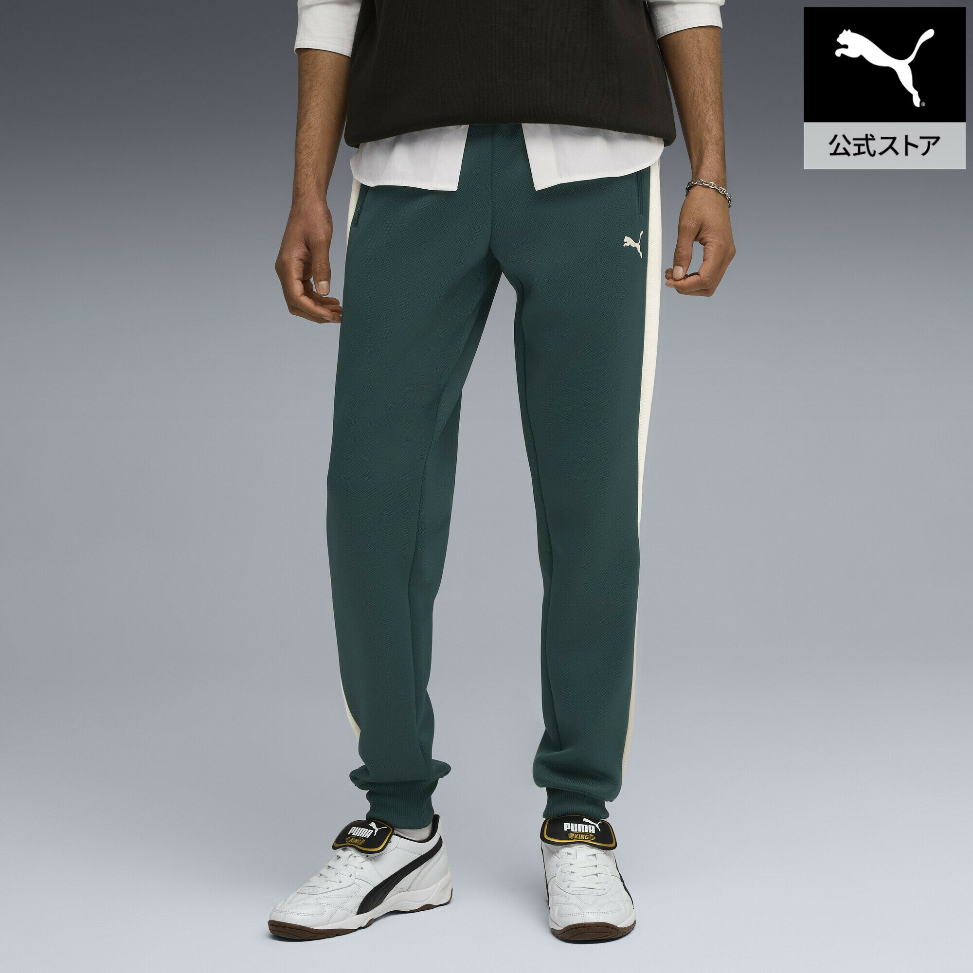 乐天商城 - 『ポイント20倍 4/24 0:00〜4/25 01:59』【公式】 プーマ PUMA メンズ T7 オールウェイズ オン トラック パンツ DK CL