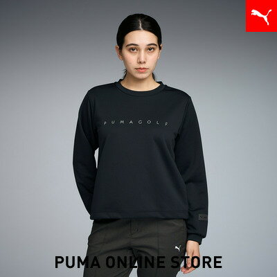 乐天商城 - 『ポイント20倍 4/29 0:00〜5/6 23:59』【公式】 プーマ PUMA ウィメンズ ゴルフ PB クルーネック プルオーバー レディース
