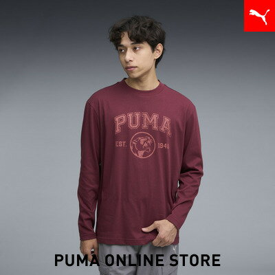 乐天商城 - 『ポイント20倍 4/29 0:00〜5/6 23:59』【公式】 プーマ PUMA メンズ CORE HERITAGE 長袖 Tシャツ