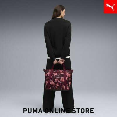 『ポイント10倍 11/25 0:00〜11/26 01:59』ウィメンズ AT ESS フローラル リボン ショッパー 19L レデ..