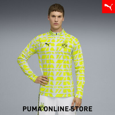 『ポイント10倍 2/4 20:00～2/10 01:59』メンズ 2025-26 ドルトムント プレマッチ クォータジップ トップ メンズ