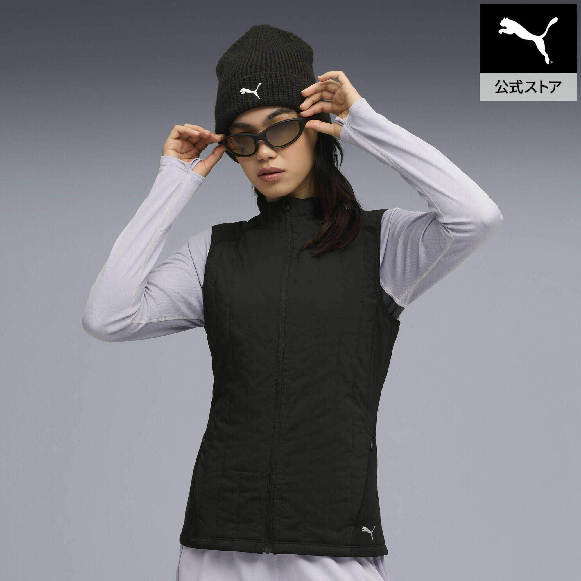 乐天商城 - 『ポイント20倍 4/24 0:00〜4/25 01:59』ウィメンズ ランニング クラウドスパン ウォームベスト レディース