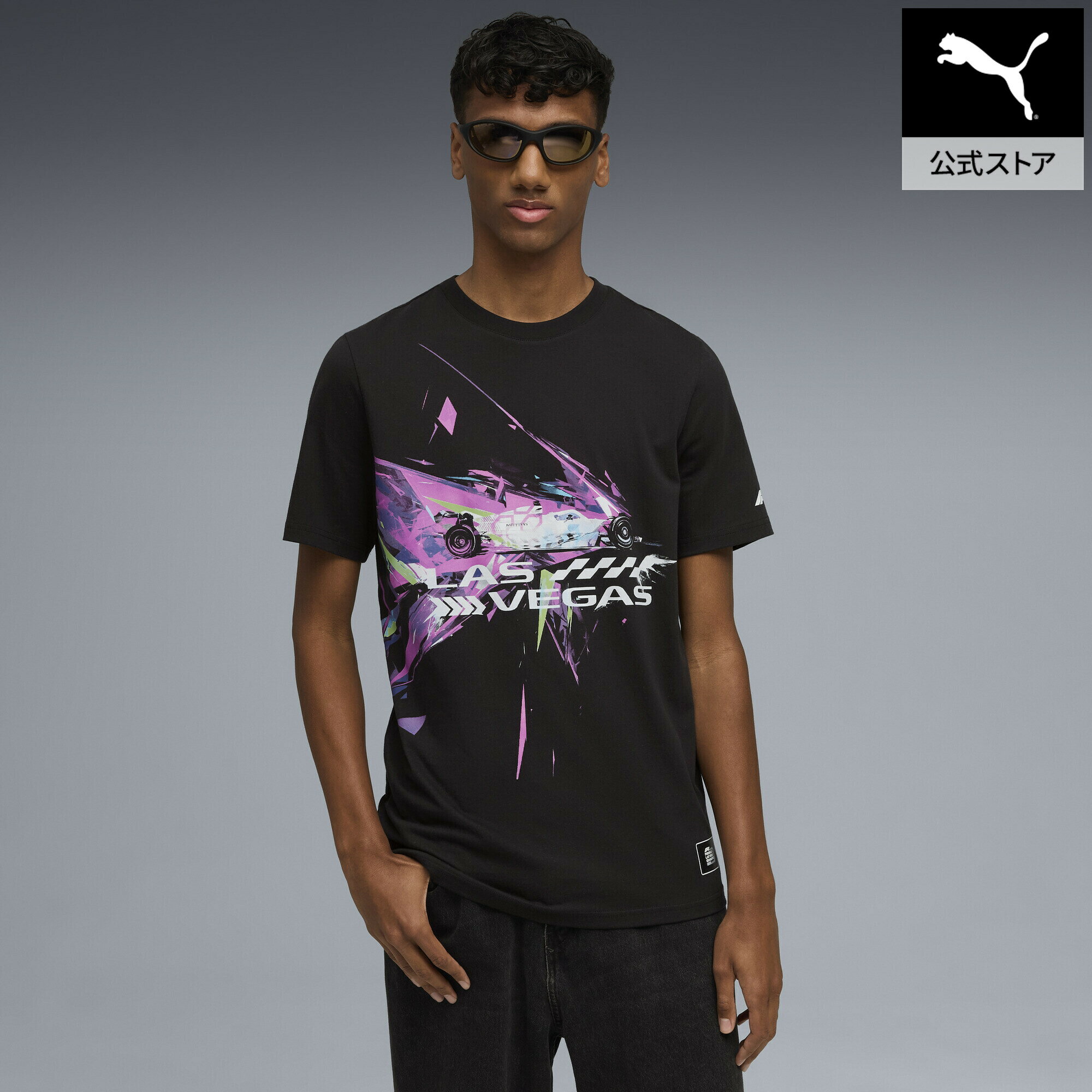 Rakuten - メンズ モータースポーツ F1 ラスベガス レース 半袖 Tシャツ メンズ
