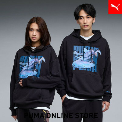 【公式】 PUMA プーマ ユニセックス PUMA x モンスターハンターワイルズ フーディ フロントプリント ユニセックス