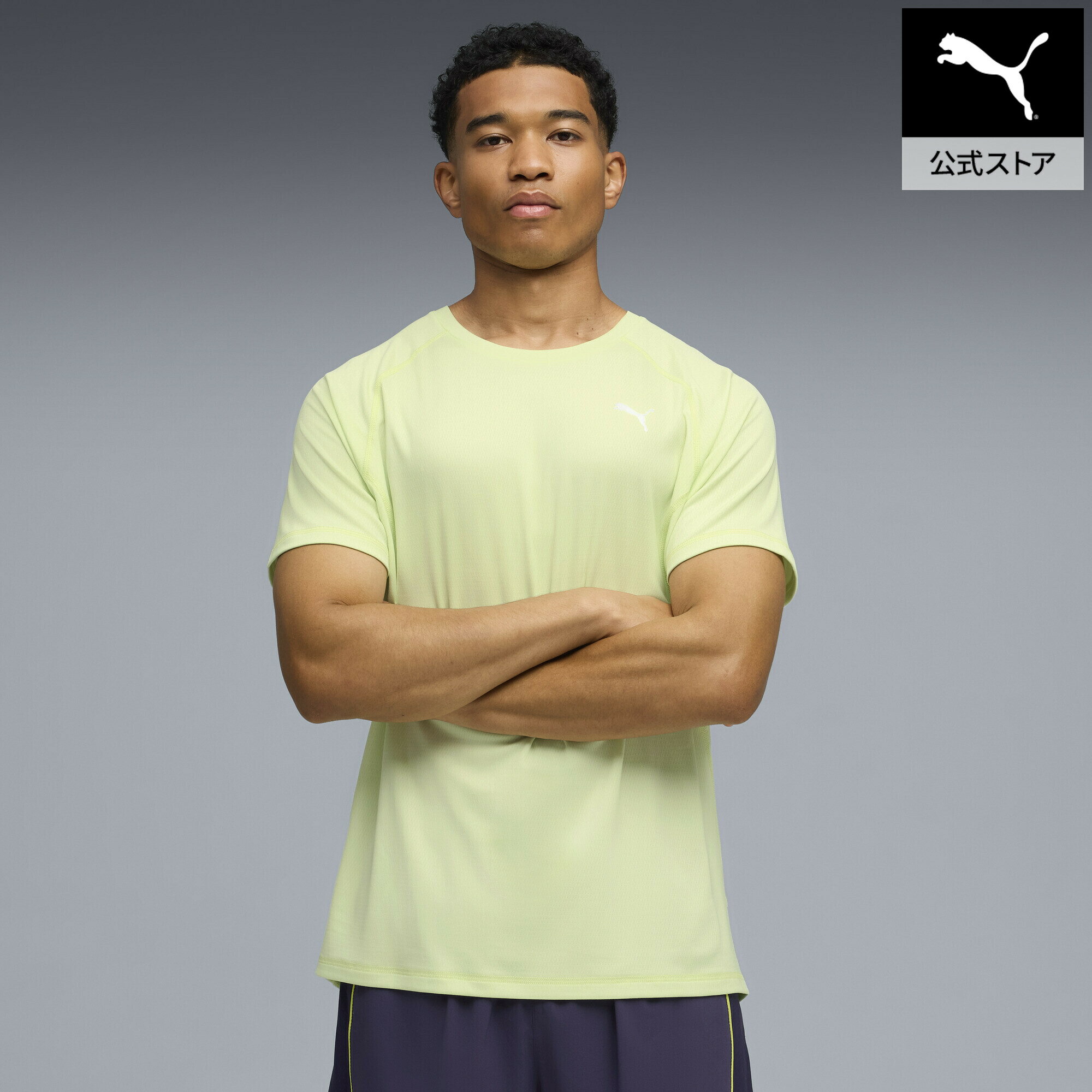 乐天商城 - 『ポイント20倍 4/29 0:00〜5/6 23:59』【公式】 PUMA プーマ メンズ ランニング ラン ヴェロシティ 半袖 Tシャツ RUN VELOCITY TEE (POLY) メンズ