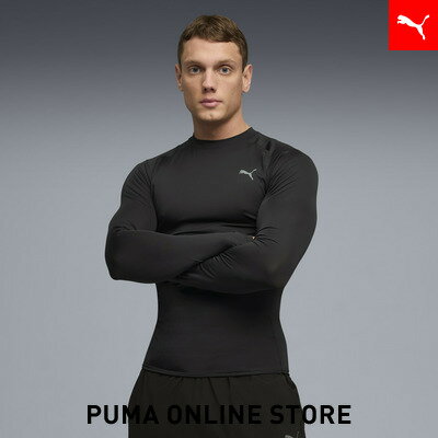 乐天商城 - 『ポイント20倍 4/29 0:00〜5/6 23:59』【公式】 PUMA プーマ メンズ トレーニング ドライエリート 長袖 ベース レイヤー メンズ