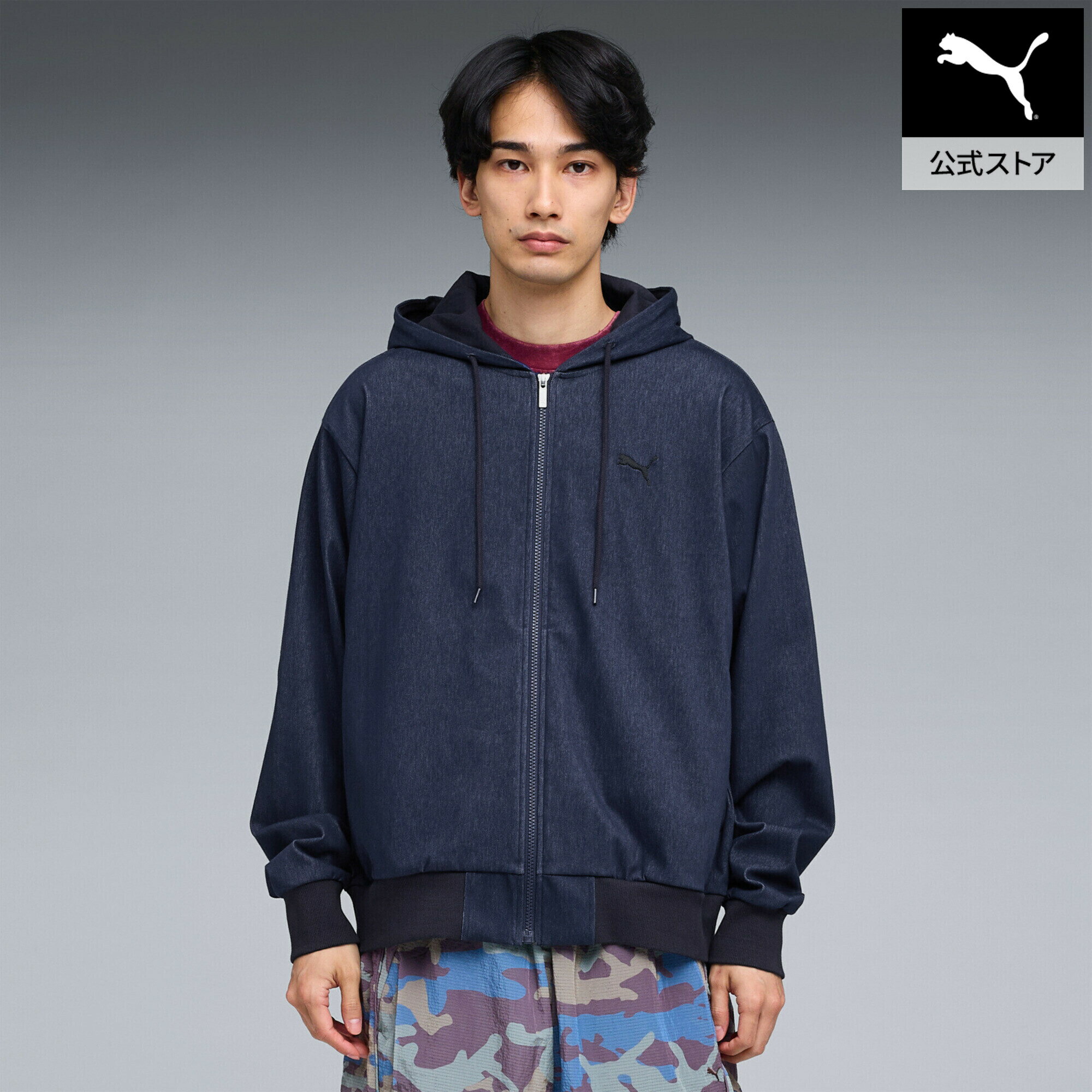 Rakuten - 【公式】 プーマ PUMA メンズ ESS エレベーテッド デニムライク フーディ