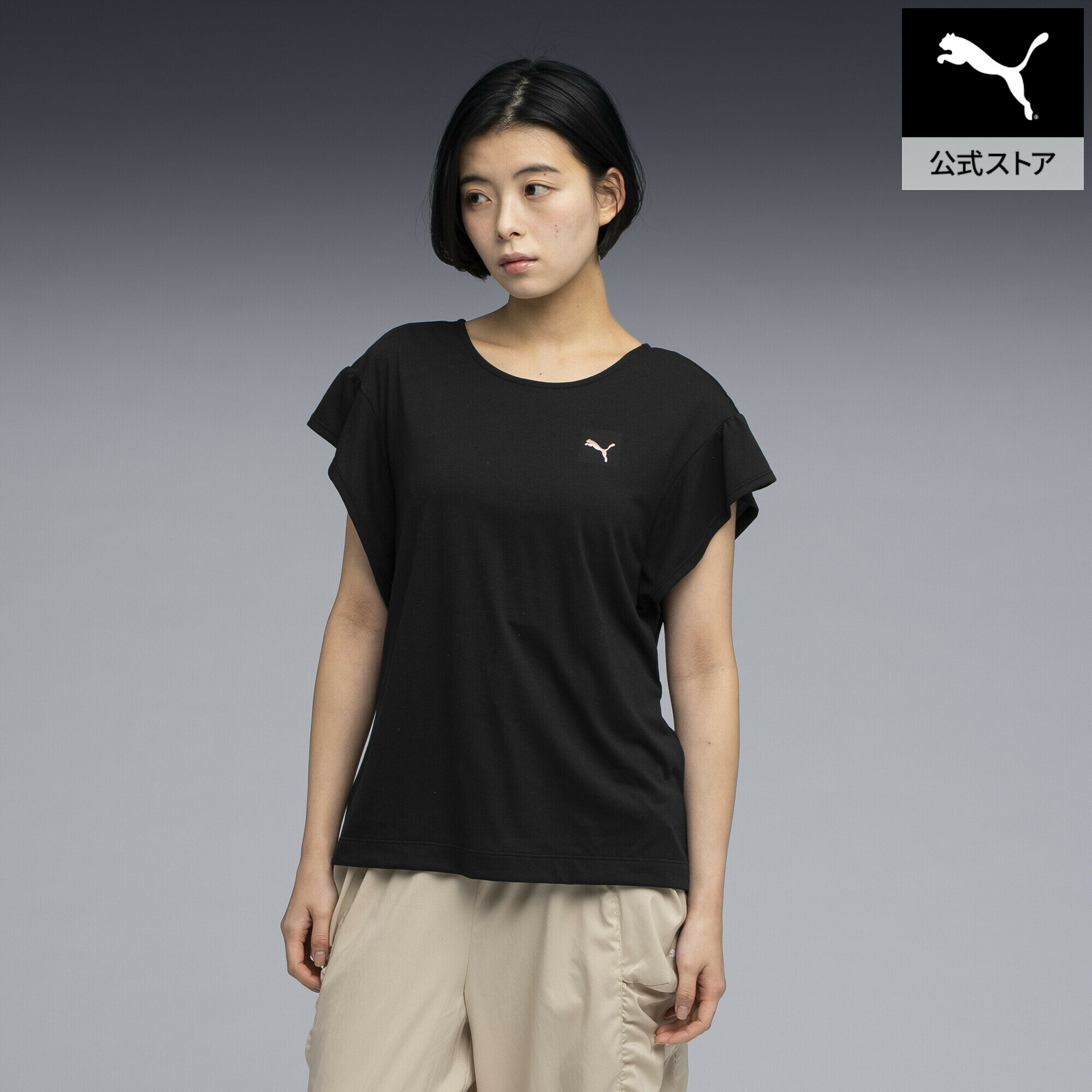 乐天商城 - 『ポイント10倍 4/24 0:00〜4/27 09:59』【公式】 プーマ PUMA ウィメンズ ヨガ 半袖 Tシャツ SS TEE レディース