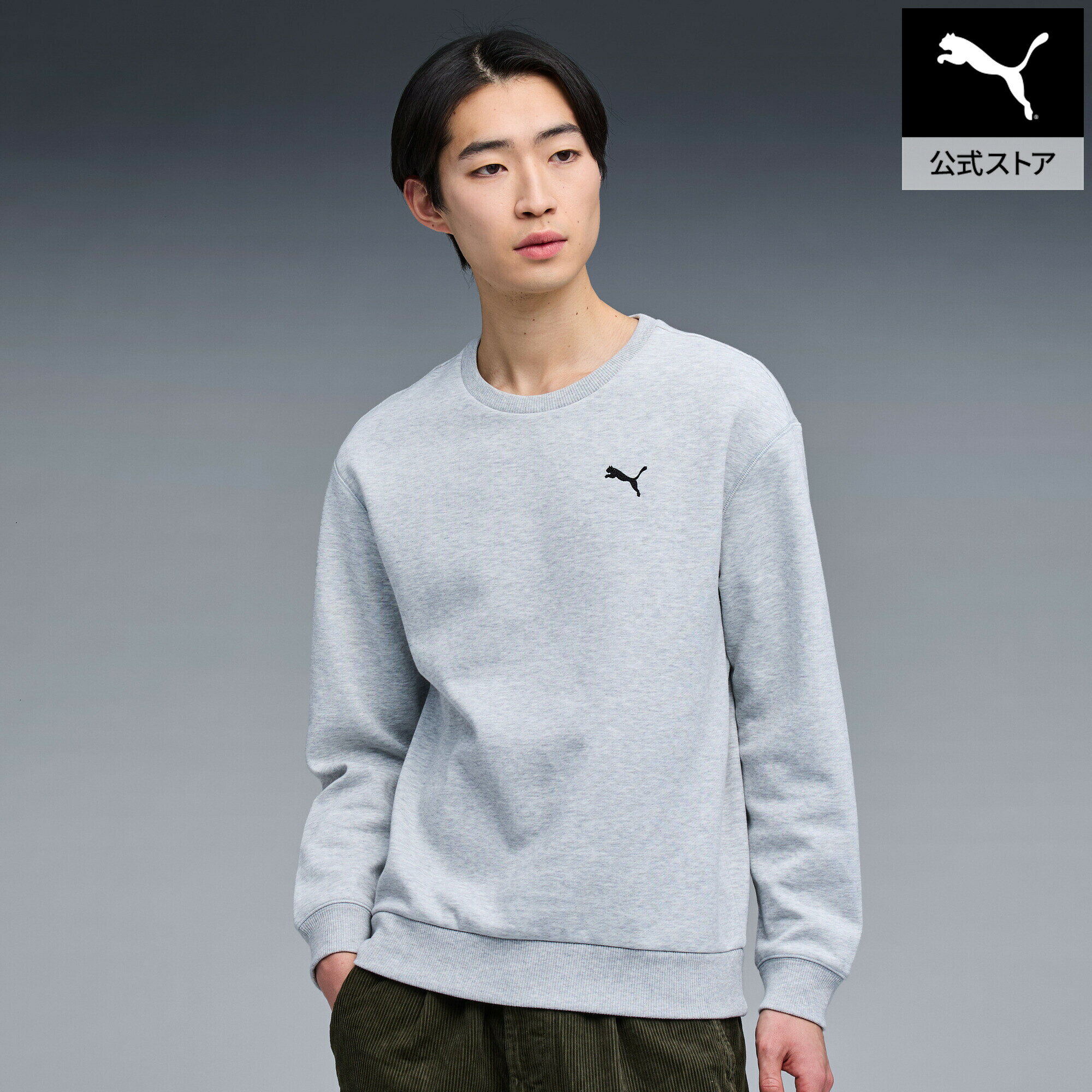 Rakuten - 【公式】 PUMA プーマ ユニセックス クルースウェット エンブロイダリー キャット CREW SWEAT EMBROIDERY CAT ユニセックス