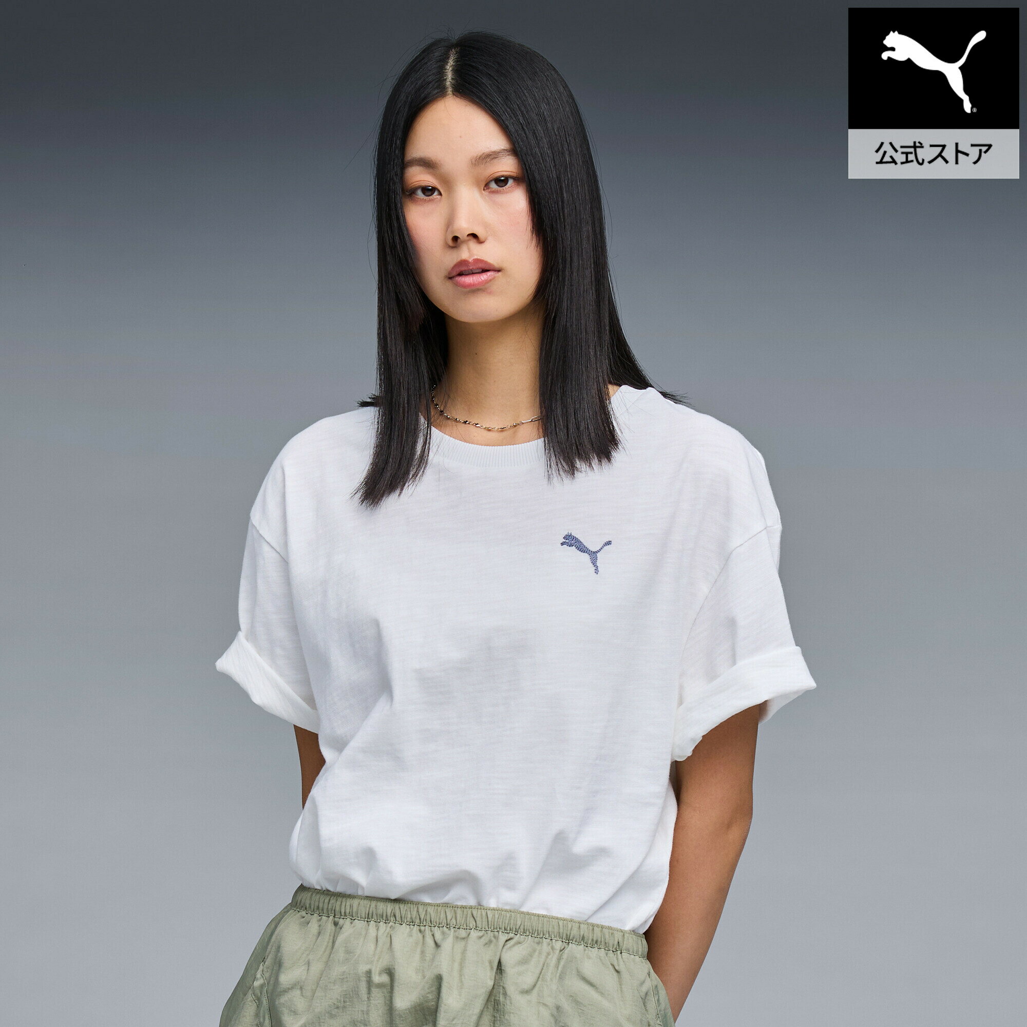 乐天商城 - 『ポイント20倍 4/24 0:00〜4/25 01:59』【公式】 PUMA プーマ ユニセックス 半袖 Tシャツ DTC SS TEE ユニセックス