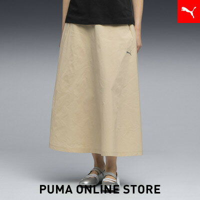乐天商城 - 『ポイント10倍 4/24 0:00〜4/27 09:59』【公式】 PUMA プーマ ウィメンズ ESS エレベテッド ウーブン スカート WOVEN SKIRT レディース