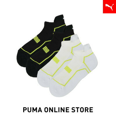 乐天商城 - 『ポイント20倍 4/24 0:00〜4/25 01:59』【公式】 PUMA プーマ ユニセックス ランニング スニーカー ソックス テリー 2P PUMA UNISEX RUNNING SNEAKER ユニセックス