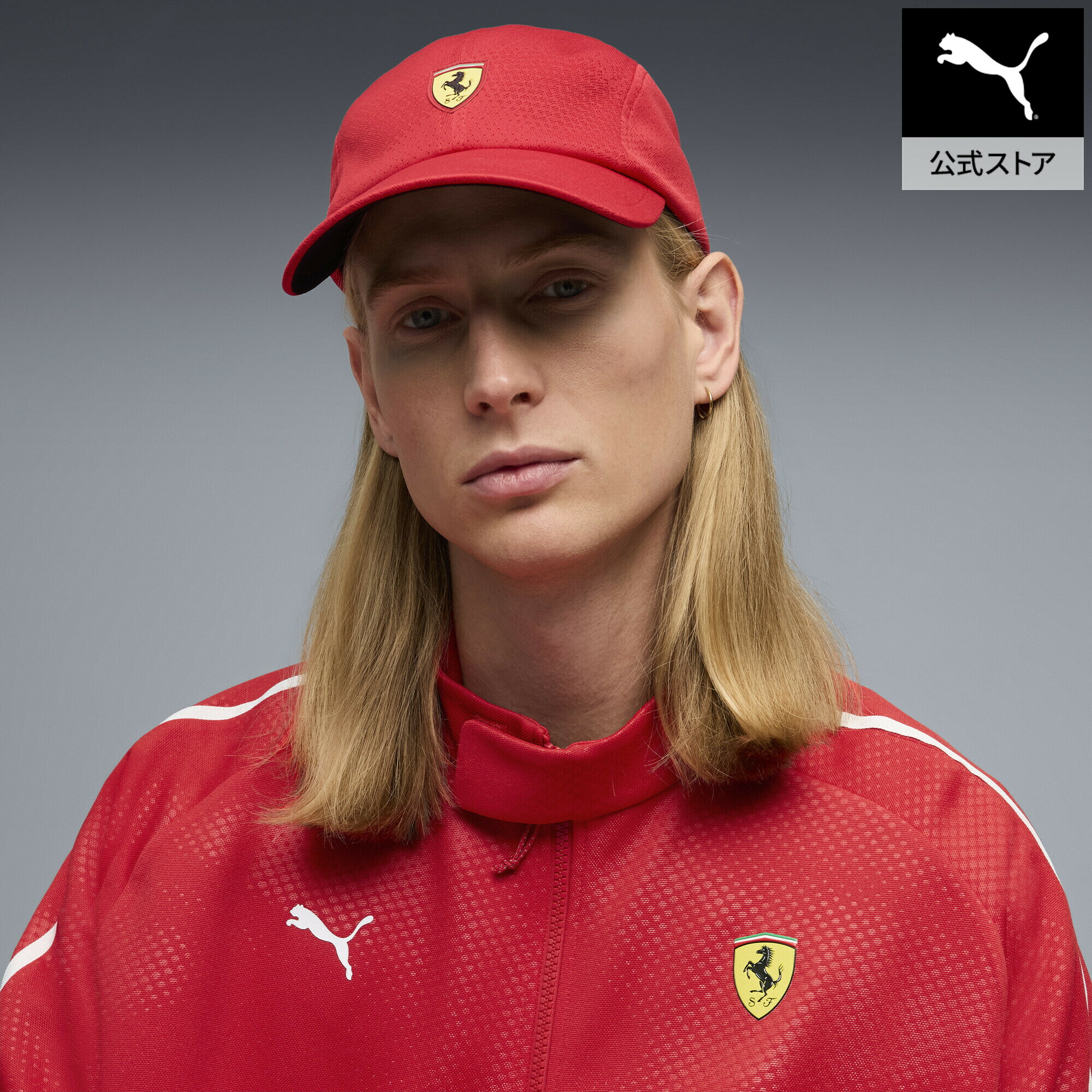 乐天商城 - 【公式】 PUMA プーマ ユニセックス フェラーリ ライフスタイル 4パネル キャップ FERRARI LIFESTYLE 4panel Cap ユニセックス