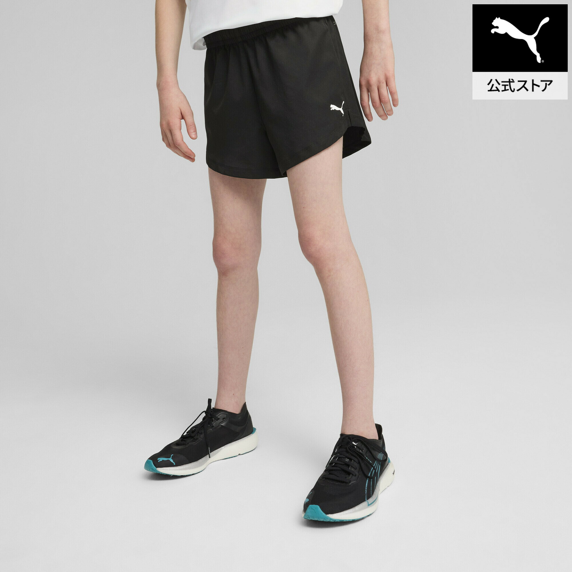 乐天商城 - 『ポイント20倍 4/24 0:00〜4/25 01:59』【公式】 PUMA プーマ ガールズ トレーニング TAD ESS ウーブン ショーツ 120-160cm ESS TRAINING Woven Shorts キッズ