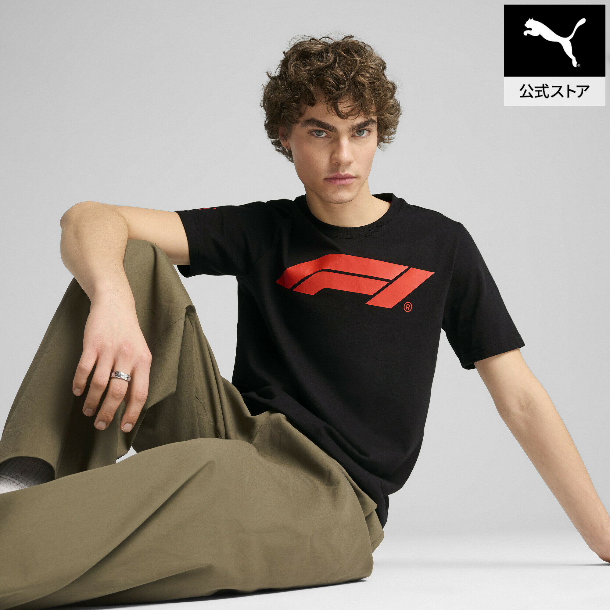 乐天商城 - 『ポイント20倍 4/24 0:00〜4/25 01:59』【公式】 PUMA プーマ メンズ F1 ESS ロゴ 半袖 Tシャツ F1 ESS Logo Tee 180g メンズ
