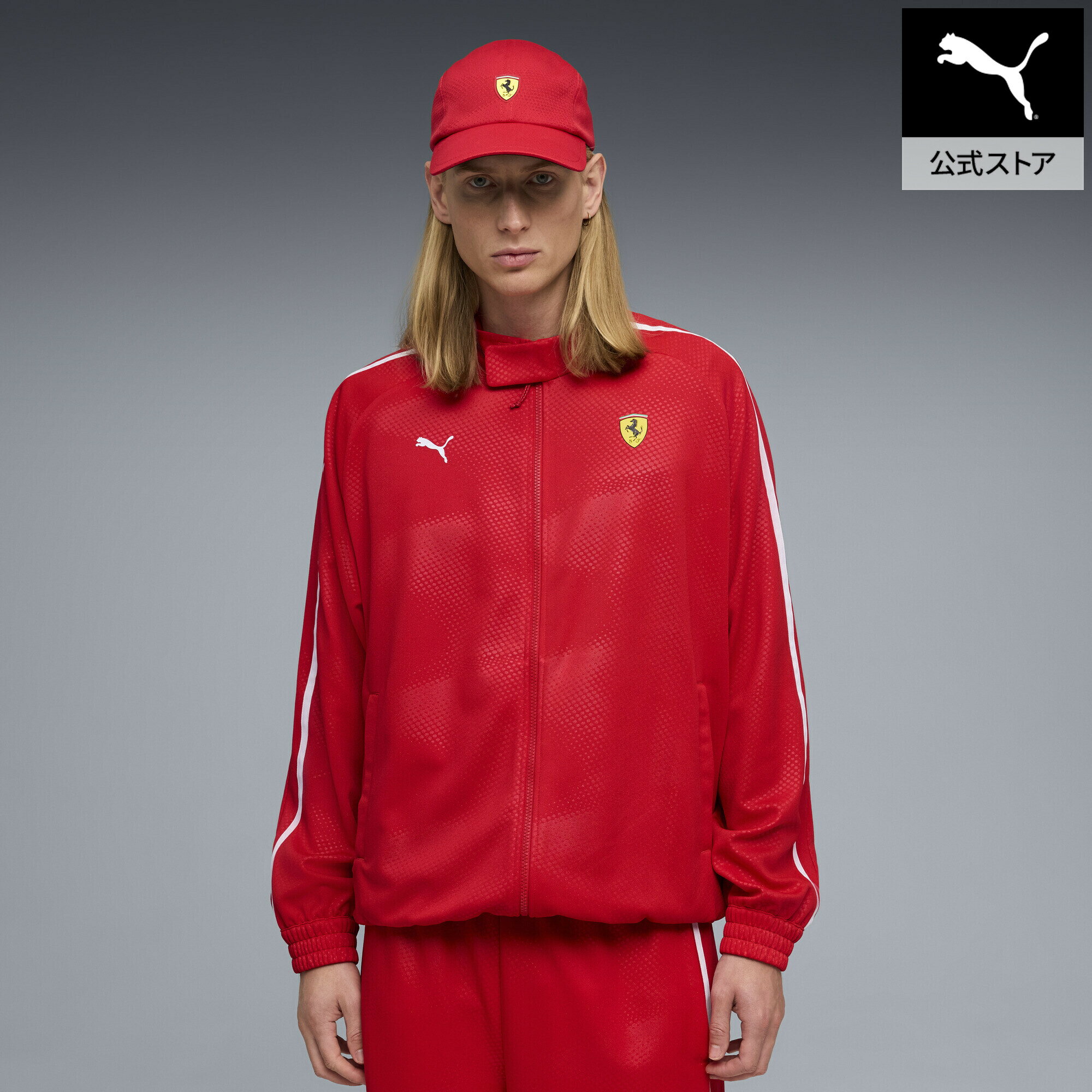 乐天商城 - 【公式】 PUMA プーマ メンズ フェラーリ T7 オーバーサイズ トラックジャケット Ferrari T7 Oversized Jkt メンズ