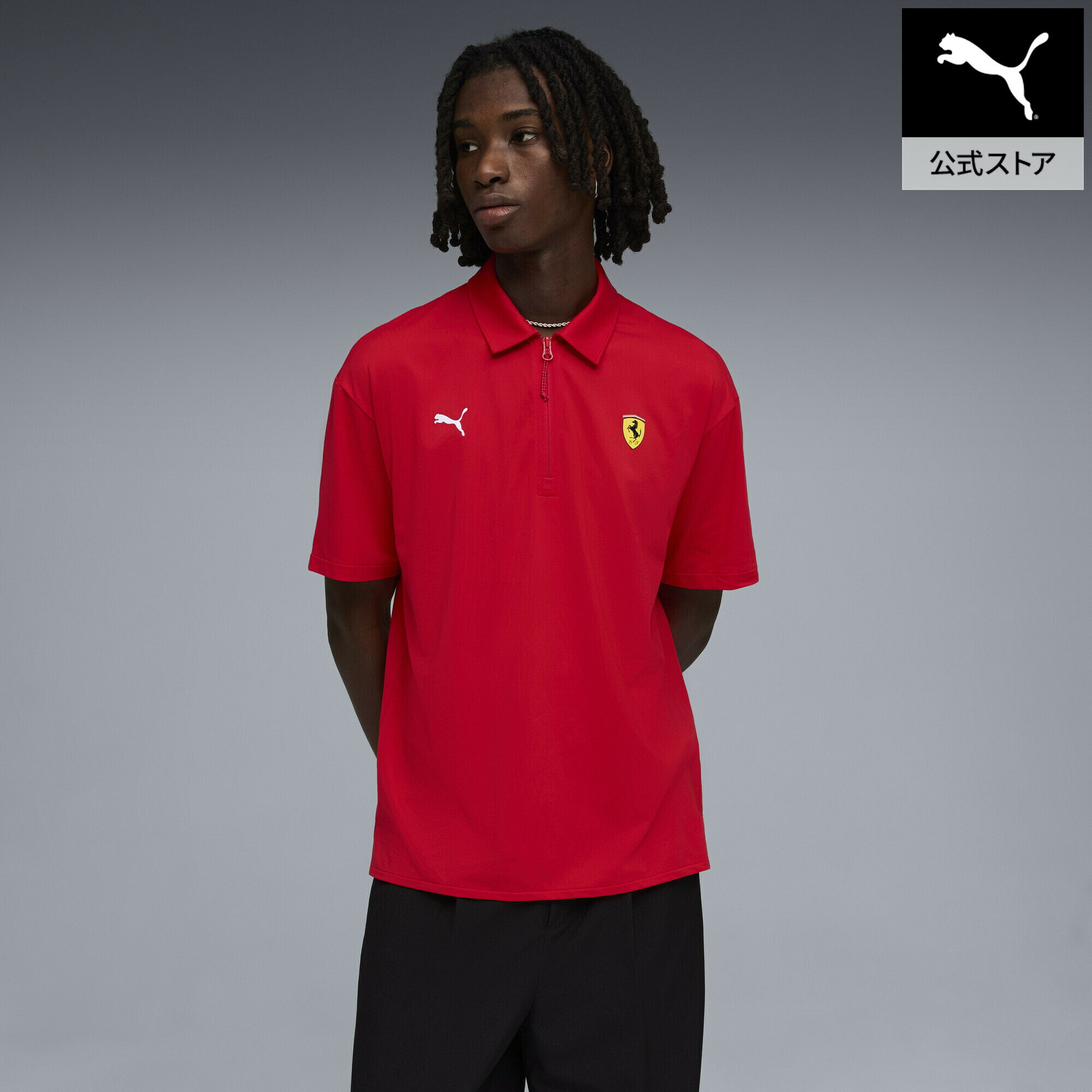 Rakuten - 【公式】 PUMA プーマ メンズ フェラーリ クラウドスパン 半袖 ポロシャツ Ferrari Cloudspun Polo メンズ