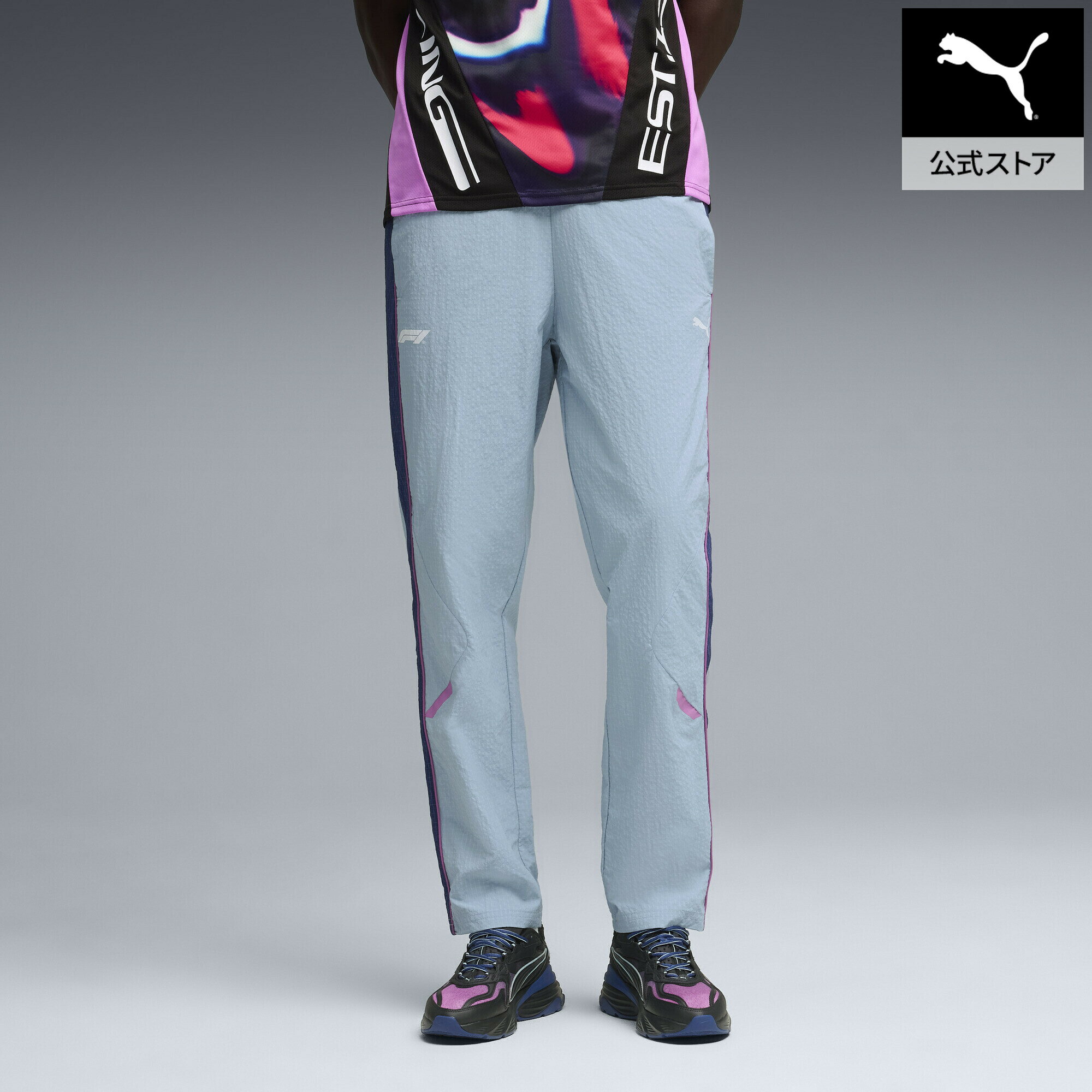 乐天商城 - 『ポイント20倍 4/20 0:00〜4/21 01:59』【公式】 PUMA プーマ メンズ F1 ライフスタイル T7 レギュラー パンツ F1 Lifestyle T7 Pants REG メンズ