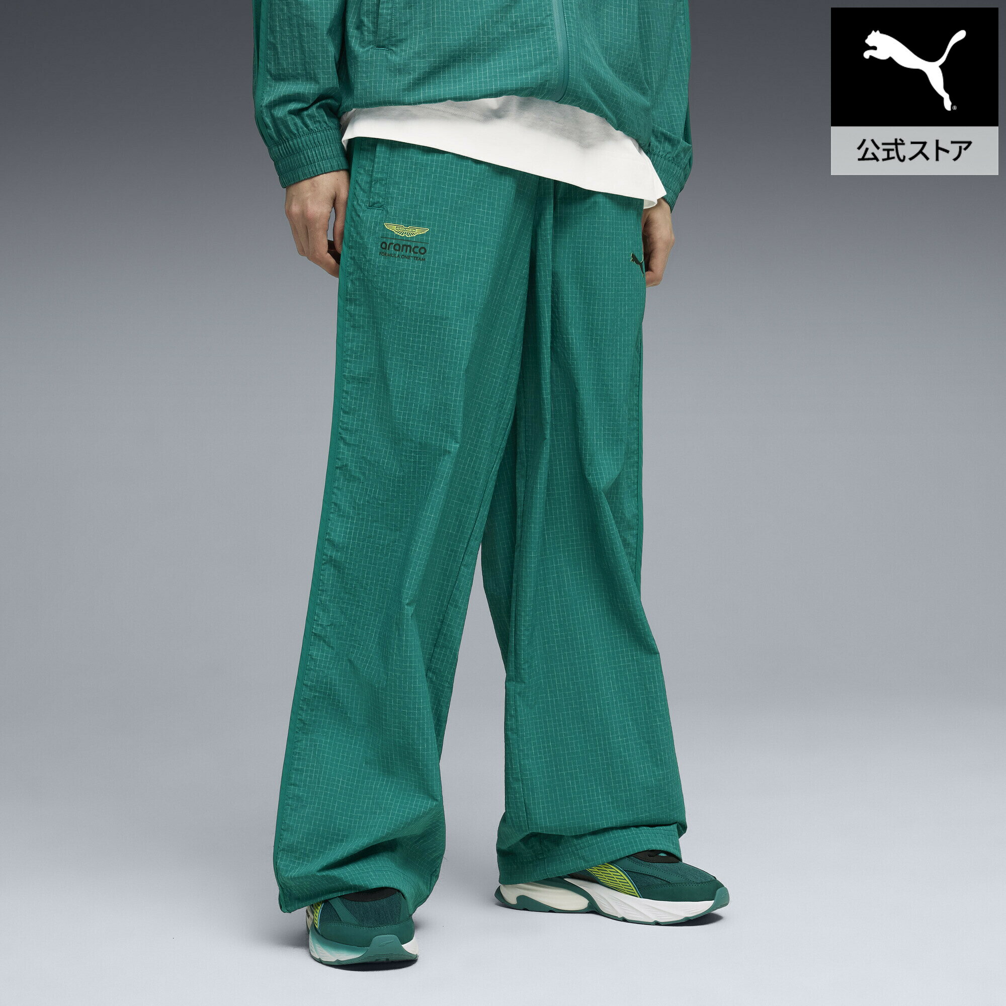 乐天商城 - 『ポイント20倍 4/24 0:00〜4/25 01:59』【公式】 PUMA プーマ メンズ PUMA x アストン マーティン アラムコ F1 チーム T7 オーバーサイズ パンツ AMF1 Lifestyle T7 Over Pants メンズ