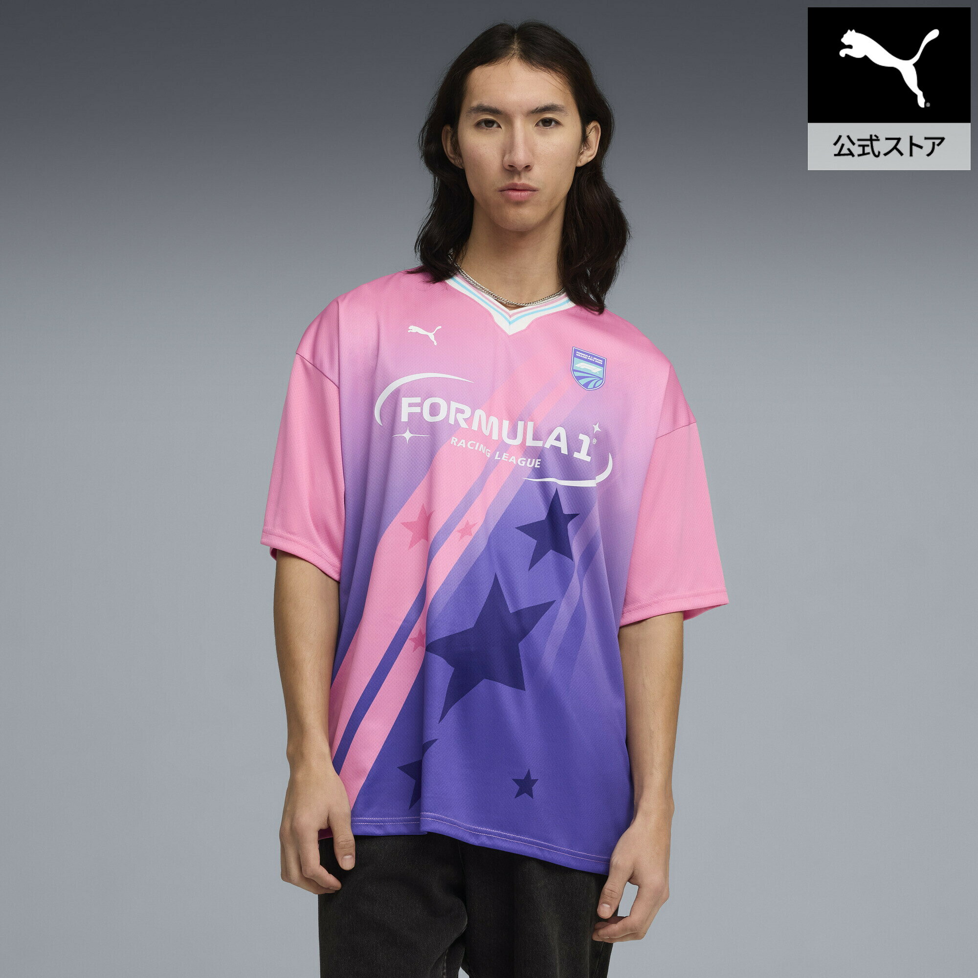 乐天商城 - 『ポイント20倍 4/29 0:00〜5/6 23:59』【公式】 PUMA プーマ メンズ F1 マイアミ 半袖 ジャージ シャツ F1 Miami Jersey メンズ