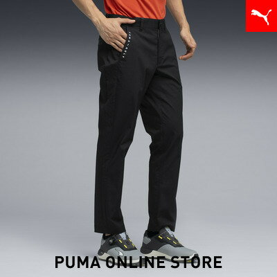 乐天商城 - 【公式】 PUMA プーマ メンズ ゴルフ PB 千鳥 テーパード パンツ CHIDORI TAPERED PANTS メンズ