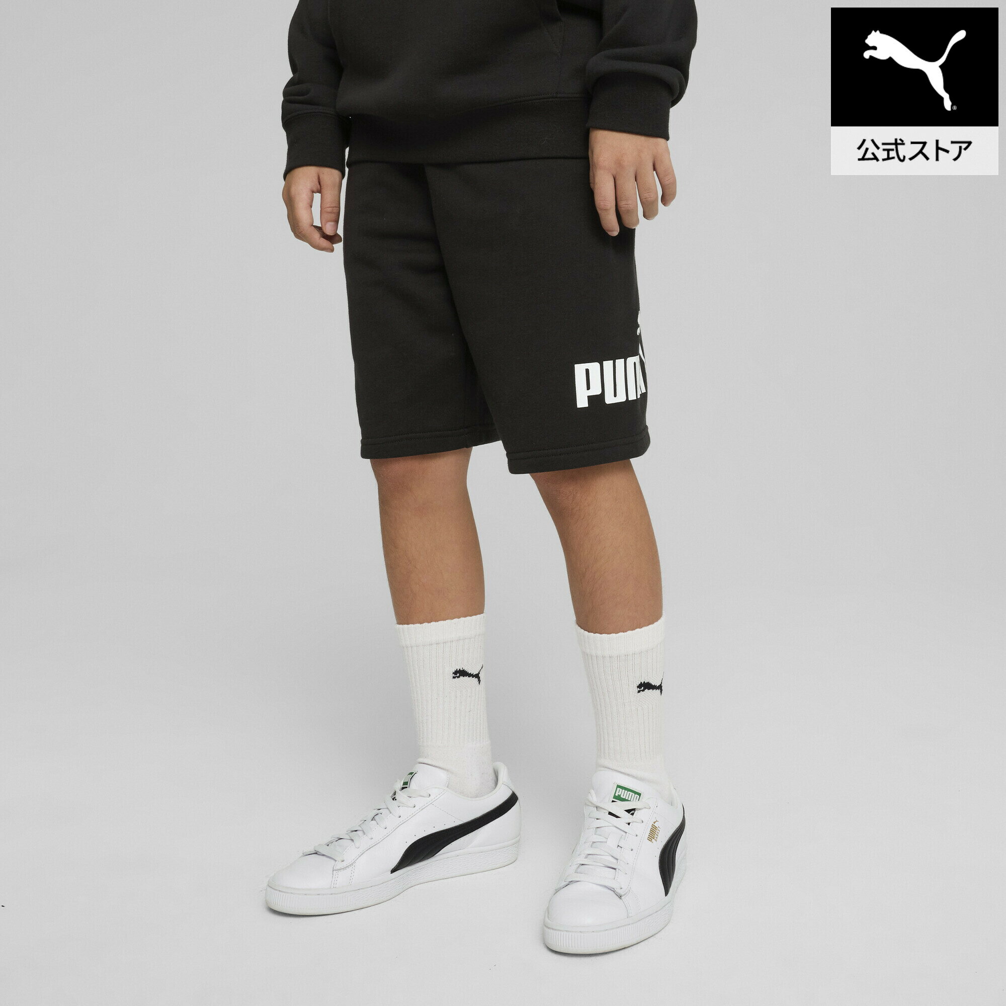 乐天商城 - 『ポイント20倍 4/29 0:00〜5/6 23:59』【公式】 PUMA プーマ ボーイズ ESS NO1 ロゴ ショーツ TR B 120-160cm ESS No. 1 Logo Shorts TR キッズ