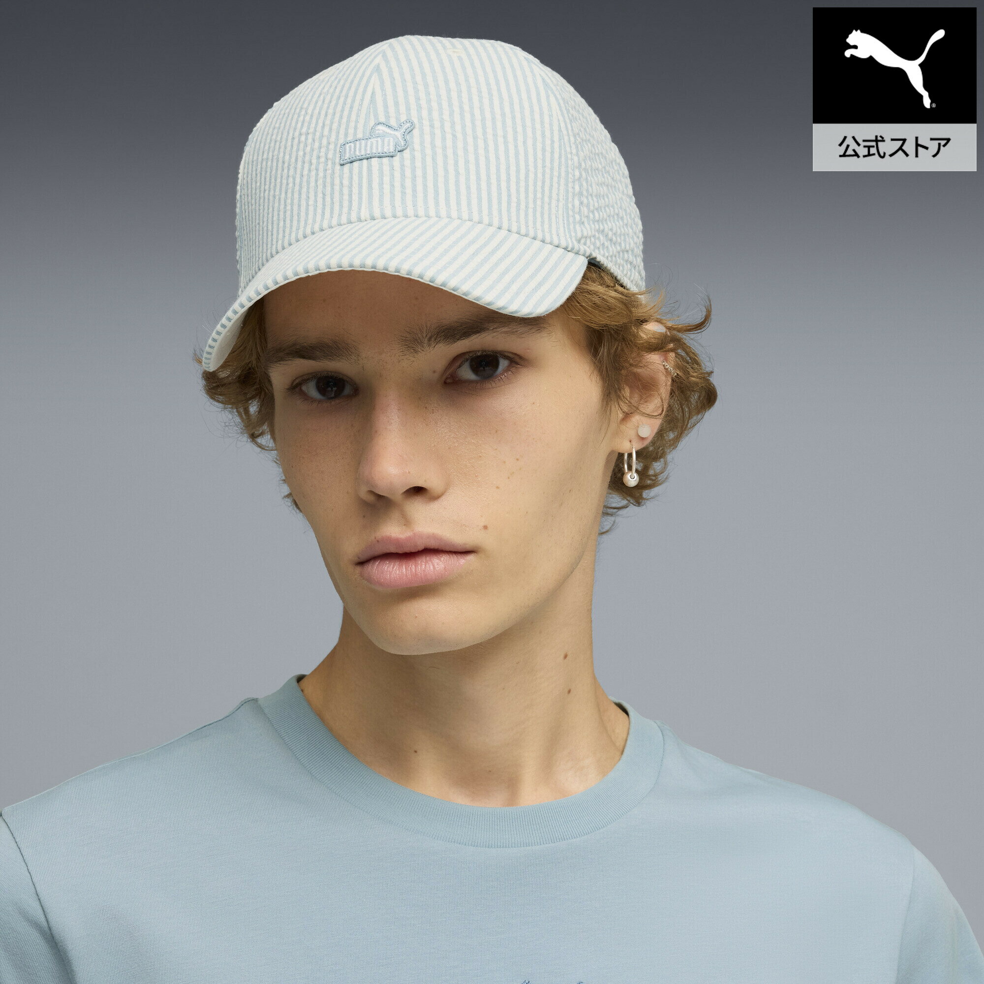 乐天商城 - 【公式】 PUMA プーマ ユニセックス ESS NO1 ロゴ パッチ シアサッカー BBキャップ ESS NO. 1 LOGO PATCH BB Cap ユニセックス