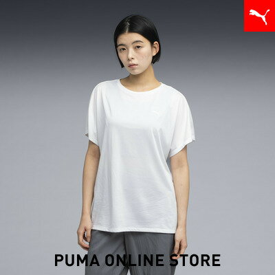 乐天商城 - 【公式】 PUMA プーマ ウィメンズ トレーニング TAD ミッドサイズ ロゴ 半袖 Tシャツ TEE MID SIZE LOGO レディース